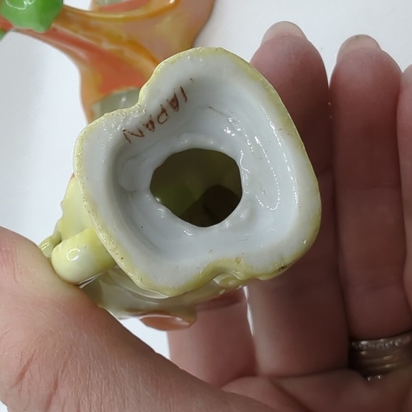 Lusterware Elephant salt and pepper shakers with stand - Vintage - Picture 3 of 9